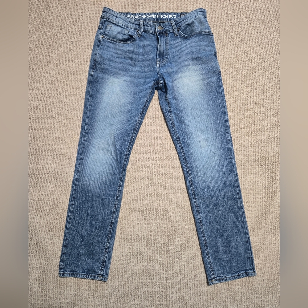 Buffalo David Bitton Jeans 33W x 30 L Ash-X Slim Stretch